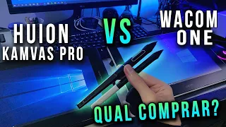 Huion Kamvas Pro vs Wacom One - COMPARAÇÃO DE USO