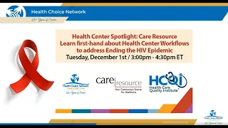 Health Center Spotlight: Care Resource - Ending the HIV Epidemic