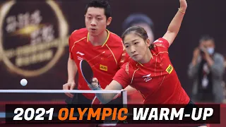 Xu Xin/Liu Shiwen vs Lin Shidong/Kuai Man | 2021 Chinese Warm-up for Olympic