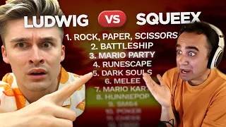 I played against @ludwig in every game we could think of (Bro vs Bro)