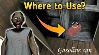 how to use the gasoline can granny || how to find gasoline in granny