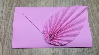 How to Make an Origami Leaf Envelope