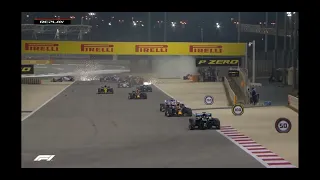 romain Grosjean crash reaction