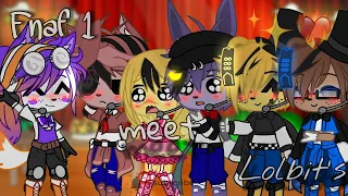 Lolbit's met FNAF 1{Fnaf 1 and Lolbit's from SL} Gacha Club // short? // 100 subscribers special