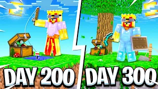 I Spent 300 Days In Minecraft Cubecraft Skyblock... Here's What Happened