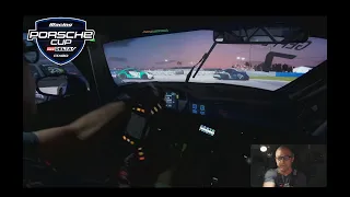 First Corner Fury! Epic Crash in iRacing Porsche Cup at Sebring - D-Box Motion Immersive Simulator