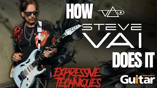HOW STEVE VAI DOES IT! Pro Level Guitar Technique Lesson