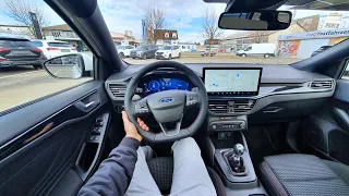 New Ford Focus SW Estate ST Line 2022 Test Drive POV