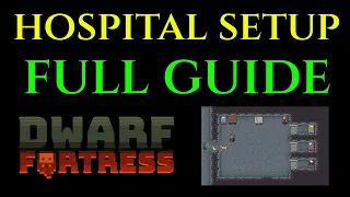 HOSPITAL SETUP - Full Guide DWARF FORTRESS Tutorial Tips