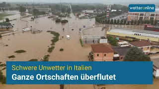 Unwetter in Italien: Vororte von Mailand überflutet - Anwohner werden evakuiert