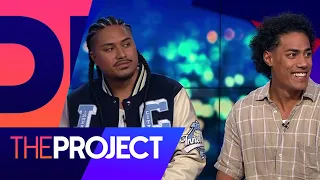 The stars of Red White & Brass on the passion of Tongan fans | The Project NZ