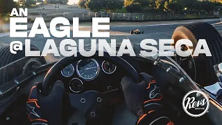 1967 Gurney Eagle F1 Grand Prix car | On board around Laguna Seca | Velocity Invitational 2021