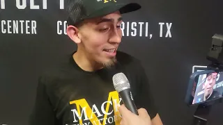 JOHN RINCON REACTS TO HIS WIN ON ESPN IN HIS HOMETOWN CORPUS CHRISTI TEXAS!!!