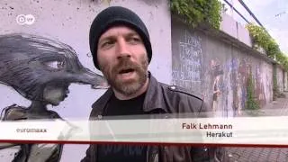 Das deutsche Graffiti-Duo Herakut | Euromaxx - Atelier Straße