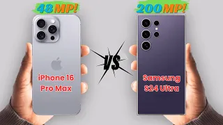 Final Review - iPhone 16 pro max vs Samsung galaxy s24 ultra