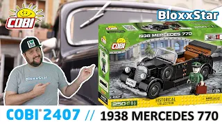 COBI® 2407 ⭐1938 MERCEDES 770 🚘 Unboxing, Speed Build, Fakten, Fazit 💬 | 🖖 BloxxStar | Review 📽️ 4K