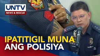 PNP chief Marbil, ipinatitigil muna ang pagpapabura sa visible tattoos ng mga pulis