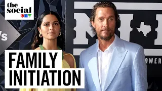 Matthew McConaughey says his wife Camila Alves was ‘initiated’ into his family | The Social