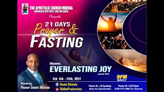 DAY 14 II 21 DAYS PRAYER AND FASTING II MINISTERING: PASTOR DANIEL AKINTOLA