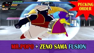 Mr Popo and Zeno Sama (Omni King) Fusion | Mr Zenpo | DBZ Tenkaichi 3 (MOD)