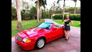 SOLD! 1991 Mercedes Benz SL 500 Roadster, only 56K Miles, for sale by Autohaus of Naples,