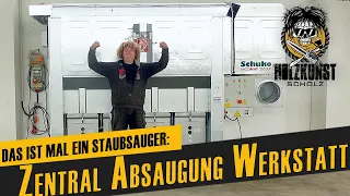 Zentral Absauganlage für unsere Werkstatt / Holzkunst Scholz offiziell