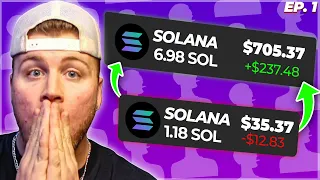 1-10 SOL Challenge - Flipping Solana NFTs to 10 SOL (With less than $100)