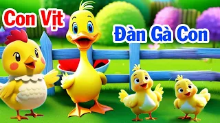 Một Con Vịt 🐥 Đàn Gà Con 🐣🦆 Một Con Vịt Xòe Ra 2 Cánh | Hoạt Hình Nhạc Thiếu Nhi Vui Nhộn