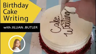 Birthday Cake Decorating - Easy Cake Writing with Chocolate (2020)