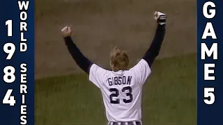 Detroit Tigers 1984 World Series Game 5 Cutdown