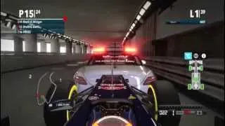 F1 2012 Safety Car Glitch + Driving The Wrong Way