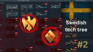 RESEARCHING the ENTIRE SWEDISH tech tree in War Thunder | Part 2