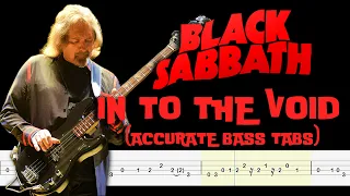 Black Sabbath - Into the void (Bass Tabs + Notation + Lesson)  By @ChamisBass #chamisbass