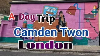 Camden Twon London|A day trip  2024 London|London explorer|Camden Market @Taha London Life vlogs