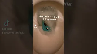 Switchをトイレに流したったwww乙www#任天堂スイッチ