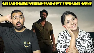 Salaar Prabhas Mass Khansar City Entrance Scene Reaction by Foreigners | Salaar Friendship Scene