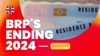 BRP ENDS IN 2024 & HERE’S THE REASON WHY | UK BRP CARD EXPIRY VALIDITY | UK IMMIGRATION