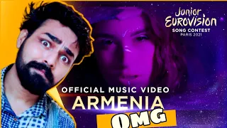 🇮🇳 INDIAN REACTS TO Maléna - Qami Qami - Armenia 🇦🇲 - Official Music Video - Junior Eurovision 2021