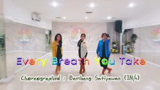 Every Breath You Take Line Dance || Choreo : Bambang Satiyawan (INA) || Demo by Flash Line Dance