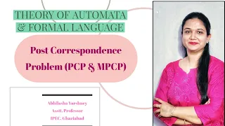 Post Correspondence Problem(PCP) | Turing Machine | Automata