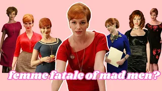 1960s fashion of mad men: Joan and femme fatale trope