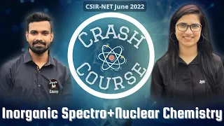 Inorganic Spectroscopy|Nuclear Chemistry|CSIR NET June 2022 crash course|September exam|Crash Course