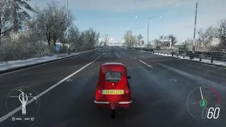 Peel P50 top speed & accelration - forza horizon 4