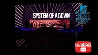 MTV EMA 2005: B.Y.O.B. System Of A Down's Most Complete Footage (4K Ultra HD Quality | 60 FPS)