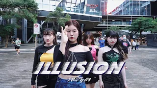 [ KPOP IN PUBLIC CHALLENGE ] aespa (에스파) - Illusion(도깨비불) Dance Cover By Queenie From Taiwan