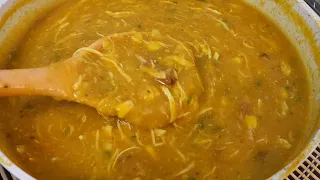 CALDO DE FRANGO COM MANDIOCA (CALDO DE KENGA )