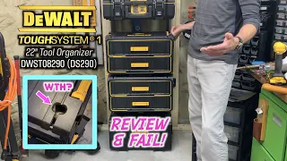 DeWalt ToughSystem DWST08290 (DS290) Review - 22 in. Tool Organizer with Drawers - "NOT IMPRESSED!"