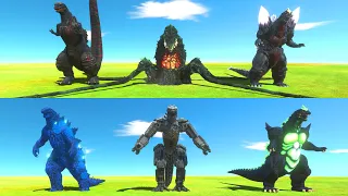 SUPER GODZILLA; GODZILLA ICE; MECHAGODZILLA VS SPACE GODZILLA; SHIN GODZILLA; BIOLLANTE - ARBS