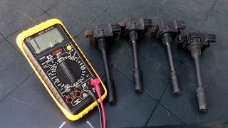 how to Test Ignition Coil using multimeter pajero io Pinin GDI