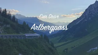 Car Drive 4K - Arlbergpass ( Schnann- Pettneu-St.Anton am Arlberg-Lech-Zürs-Stuben) Dusk Drive